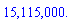 15115000