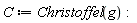 C := Christoffel(g)
