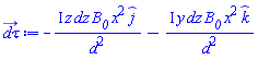 -I*z*dz*B__0*x^2*_j/d^2-I*y*dz*B__0*x^2*_k/d^2