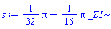 (1/32)*Pi+(1/16)*Pi*_Z1
