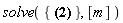 solve({((-1)^j)^(-1/(-j+2*i)) = exp(-I*Pi*(m+2*n*m-2*n)/m)}, [m])