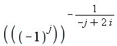 ((-1)^j)^(-1/(-j+2*i))