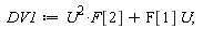 DV1 := U^2*F[2]+U*F[1]