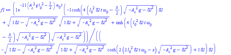 I*exp(-(2*I)*(A__c^2*g*l__0^2-1/2)*omega__0*t)*(-I*cosh(4*(l__0^2*delta2*t*omega__0-(1/2)*x)*(-A__c^2*g-delta2^2)^(1/2))*delta2+(I*delta2-(-A__c^2*g-delta2^2)^(1/2))^(1/2)*(I*delta2+(-A__c^2*g-delta2^2)^(1/2))^(1/2)+sinh(4*(l__0^2*delta2*t*omega__0-(1/2)*x)*(-A__c^2*g-delta2^2)^(1/2))*(-A__c^2*g-delta2^2)^(1/2))/((-(I*delta2-(-A__c^2*g-delta2^2)^(1/2))^(1/2)*(I*delta2+(-A__c^2*g-delta2^2)^(1/2))^(1/2)*cosh(2*(2*delta2*l__0^2*t*omega__0-x)*(-A__c^2*g-delta2^2)^(1/2))+I*delta2)*delta2)