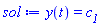 y(t) = c__1