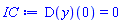 (D(y))(0) = 0