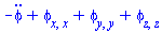 -(diff(diff(phi(X), t), t))+diff(diff(phi(X), x), x)+diff(diff(phi(X), y), y)+diff(diff(phi(X), z), z)