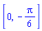 [0, -(1/6)*Pi]