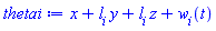 x+l[i]*y+l[i]*z+w[i](t)