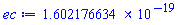 0.1602176634e-18