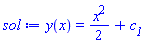 y(x) = (1/2)*x^2+c__1