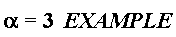 alpha = 3*EXAMPLE
