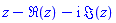 z-Re(z)-I*Im(z)