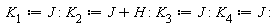K[1] := J; K[2] := J+H; K[3] := J; K[4] := J