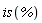 is(%)