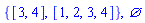 {[3, 4], [1, 2, 3, 4]}, {}