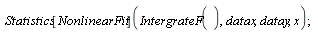 Statistics[NonlinearFit](IntergrateF(), datax, datay, x);