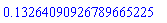 .13264090926789665225