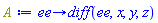 proc (ee) options operator, arrow; Physics:-diff(ee, x, y, z) end proc