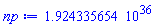 0.1924335654e37