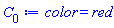 color = red