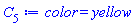 color = yellow