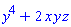 y^4+2*x*y*z