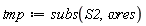 tmp := subs(S2, `&omega;res`)
