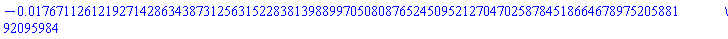 -0.1767112612192714286343873125631522838139889970508087652450952127047025878451866467897520588192095984e-1