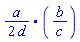 Parse:-ConvertTo1D, "invalid input %1", Typesetting:-mfrac(Typesetting:-mi("a"), Typesetting:-mrow(Typesetting:-mn("2"), Typesetting:-mo("&InvisibleTimes;"), Typesetting:-mi("d"))).``(b/c)