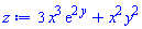 3*x^3*exp(2*y)+x^2*y^2