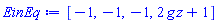 [-1, -1, -1, 2*g*z+1]