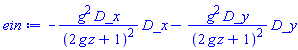 _DG([["tensor", M5, [["con_bas", "con_bas"], []]], [[[1, 1], -g^2/(2*g*z+1)^2], [[2, 2], -g^2/(2*g*z+1)^2]]])