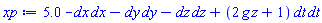 5.0*_DG([["tensor", M5, [["cov_bas", "cov_bas"], []]], [[[1, 1], -1], [[2, 2], -1], [[3, 3], -1], [[4, 4], 2*g*z+1]]])