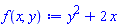 y^2+2*x