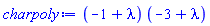 (-1+lambda)*(-3+lambda)