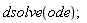 dsolve(ode)