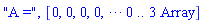 "A =", Array(0..3, {(1) = u[0](x, t)^2, (2) = 2*u[0](x, t)*u[1](x, t), (3) = u[1](x, t)^2+2*u[0](x, t)*u[2](x, t)})