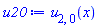 u[2, 0](x)