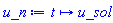 proc (t) options operator, arrow; u_sol end proc