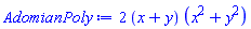 2*(x+y)*(x^2+y^2)