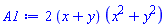 2*(x+y)*(x^2+y^2)