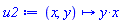 proc (x, y) options operator, arrow; y*x end proc