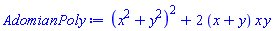 (x^2+y^2)^2+2*(x+y)*x*y