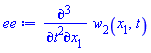 diff(diff(diff(w[2](x[1], t), t), t), x[1])