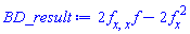2*(diff(diff(f(x, t), x), x))*f(x, t)-2*(diff(f(x, t), x))^2