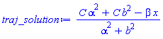 (C*alpha^2+C*b^2-beta*x)/(alpha^2+b^2)