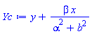 y+beta*x/(alpha^2+b^2)