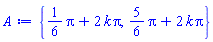 {(1/6)*Pi+2*k*Pi, (5/6)*Pi+2*k*Pi}