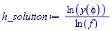 ln(y(phi))/ln(f)